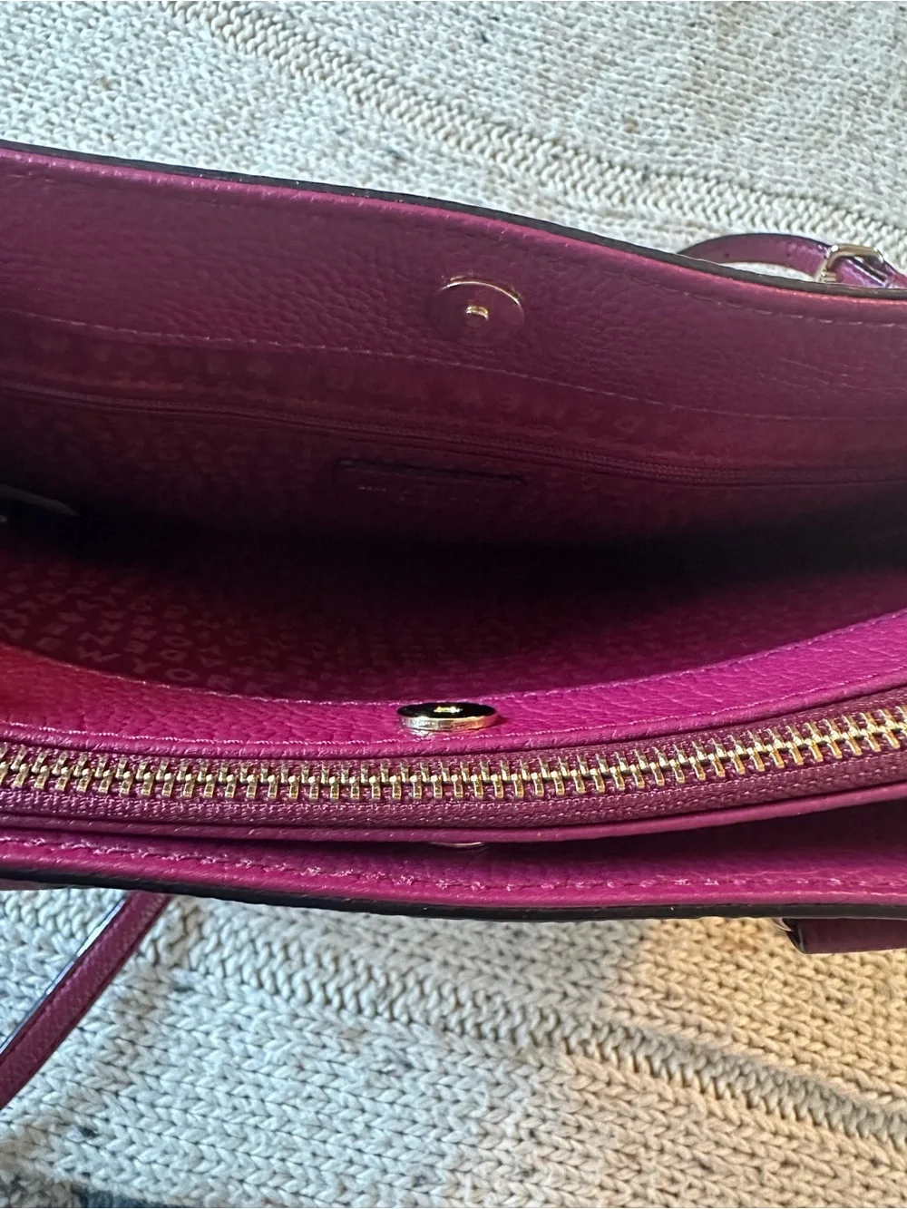 kate spade Burgundy Leather Satchel